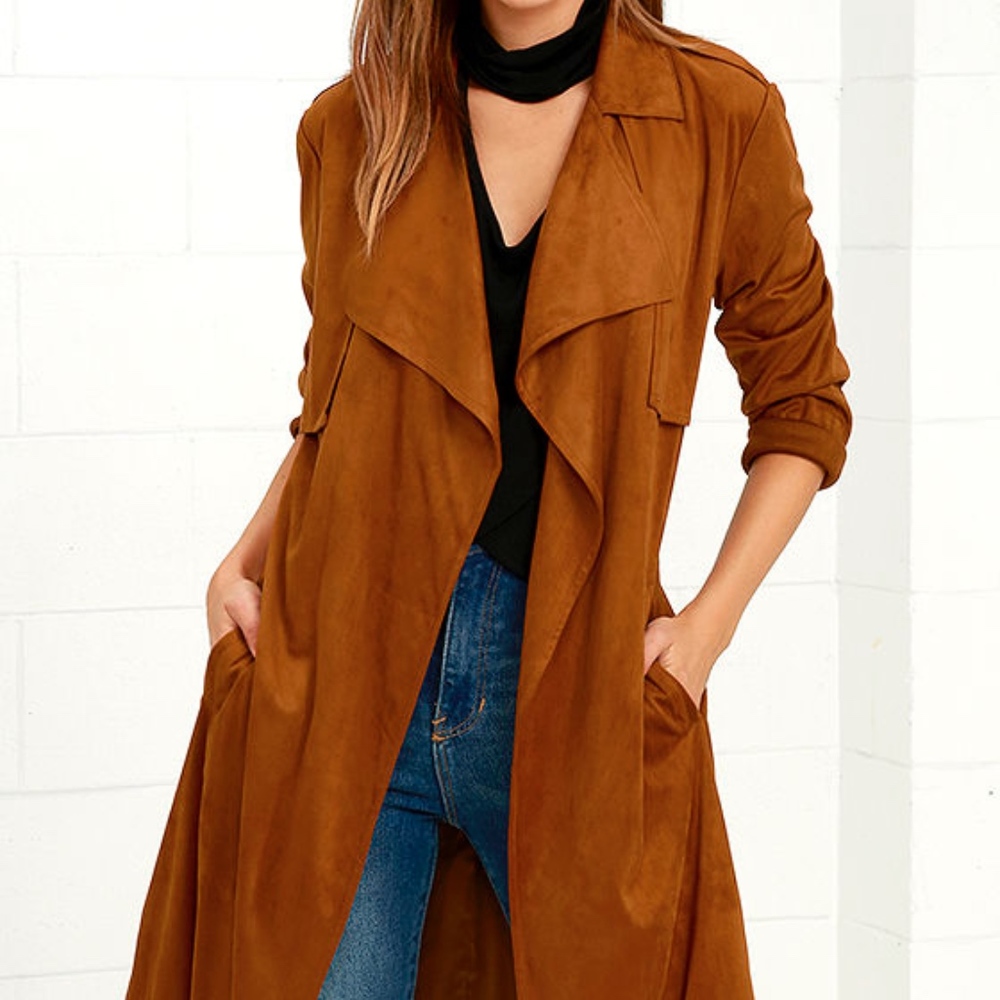 Tan Lulus Trench Coat